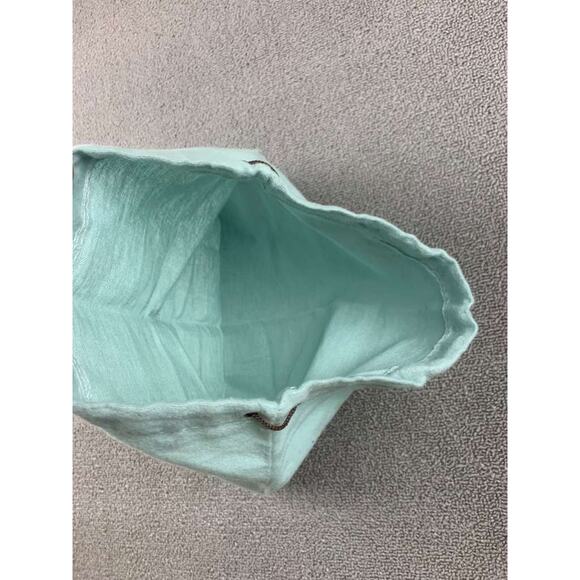 Mark Cross Dust Bag Unisex Blue Logo Print Drawstring Storage Pouch Accessory - Picture 6 of 6